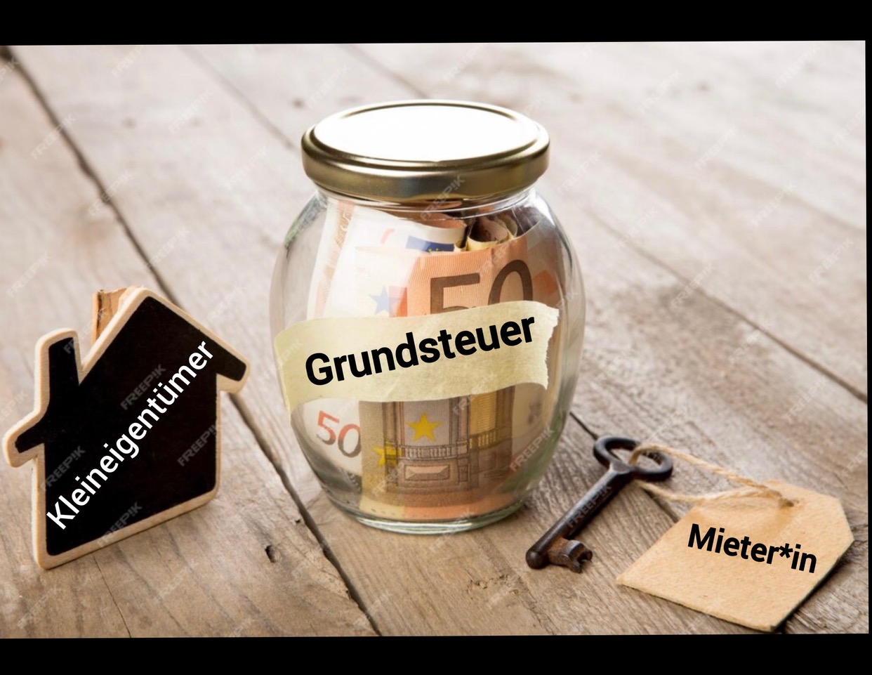 Foto: Symbolfoto Kleineigentümer - Grundsteuer - Mieter*in